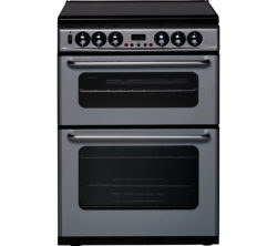 New World DF600TSIDOm 60 cm Dual Fuel Cooker - Silver